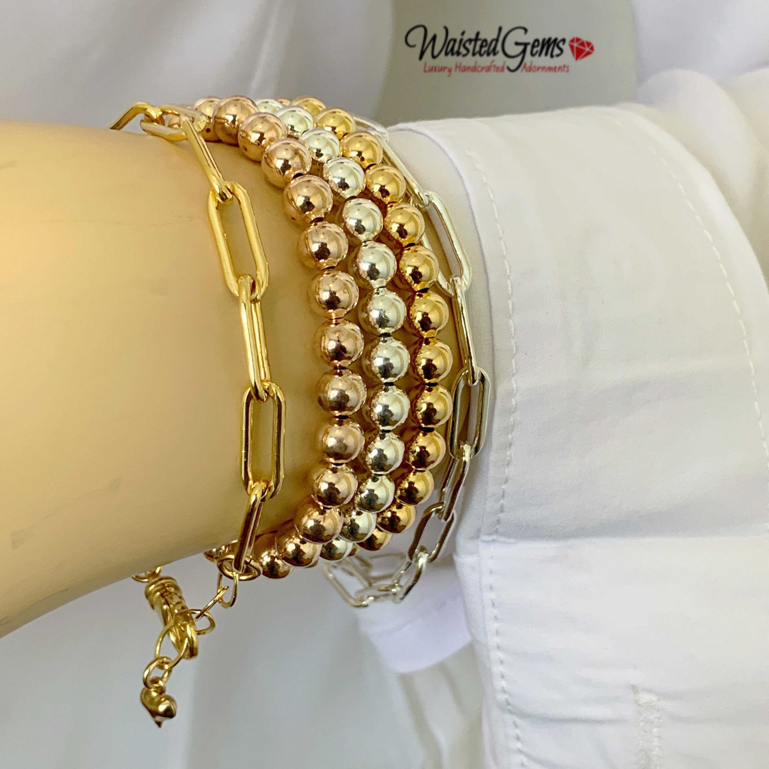 Paperclip Chain Bracelet