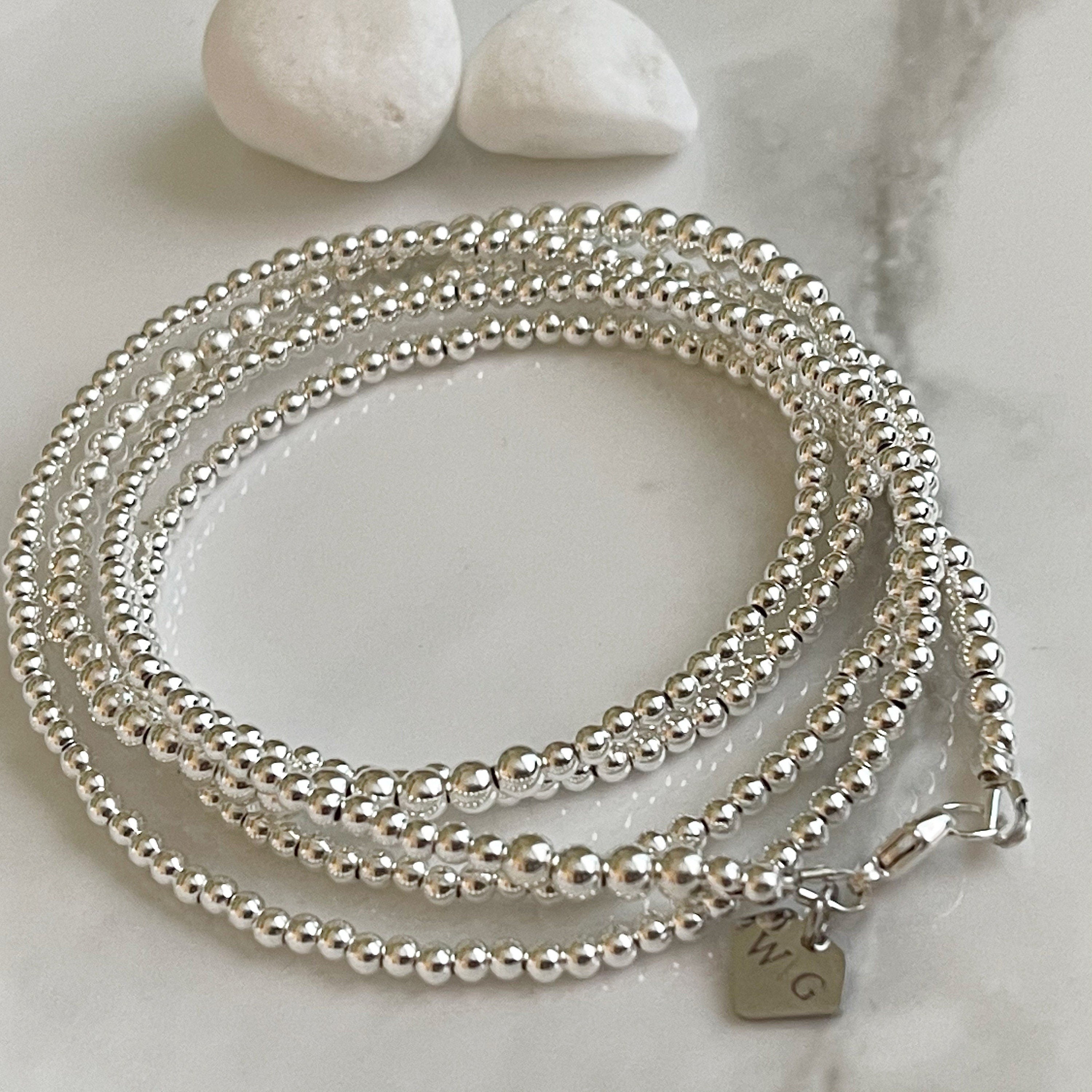 Sterling Silver Waist Beads – Plus Size Fit