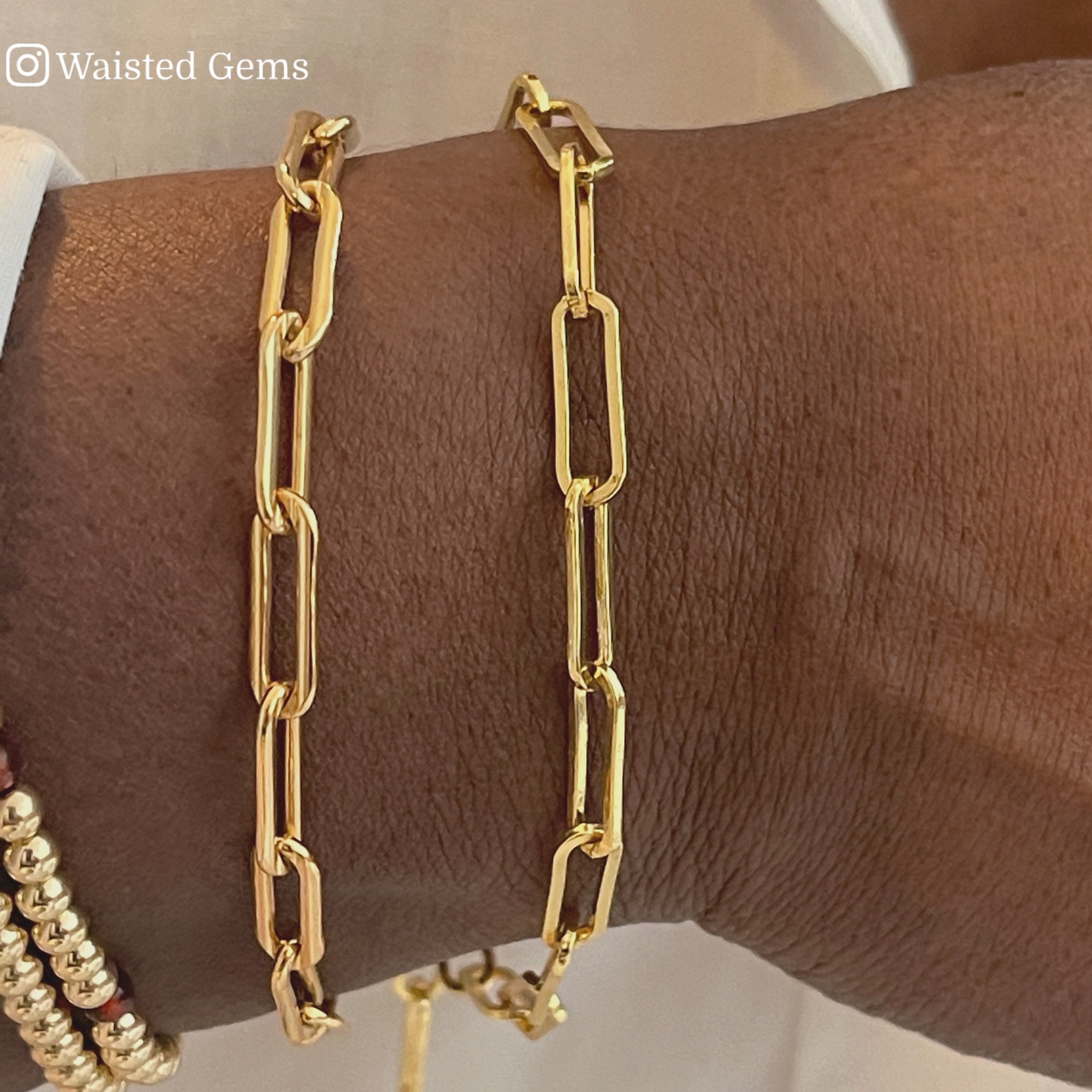 Paperclip Chain Bracelet