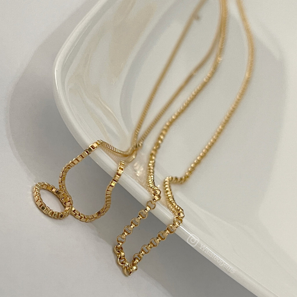 14k Gold Filled Waist Chain – Beaded Design