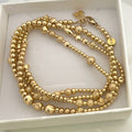 14k Gold Filled Beaded Waist Chain Designer Belly Chain