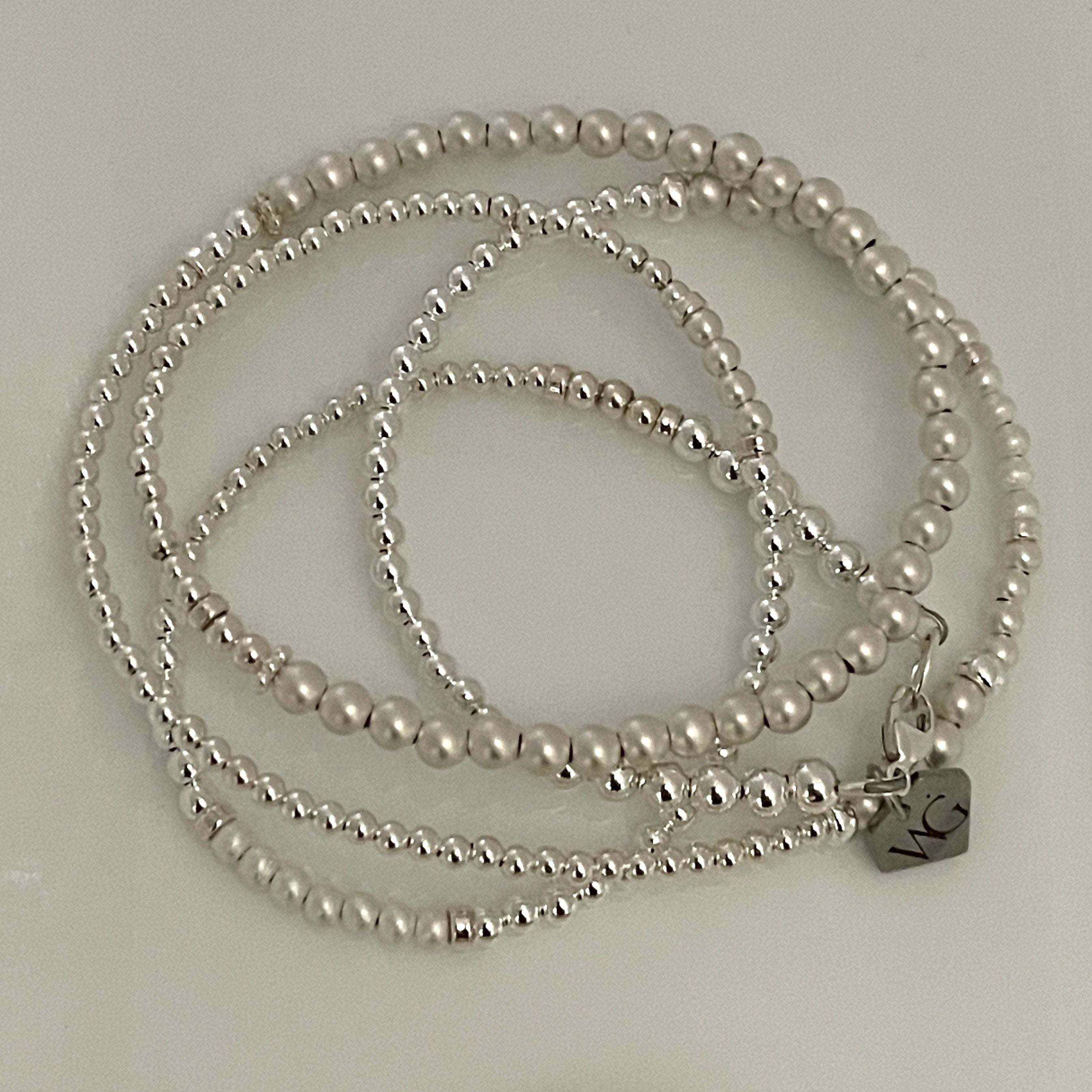 Sterling Silver Waist Beads – Plus Size Fit