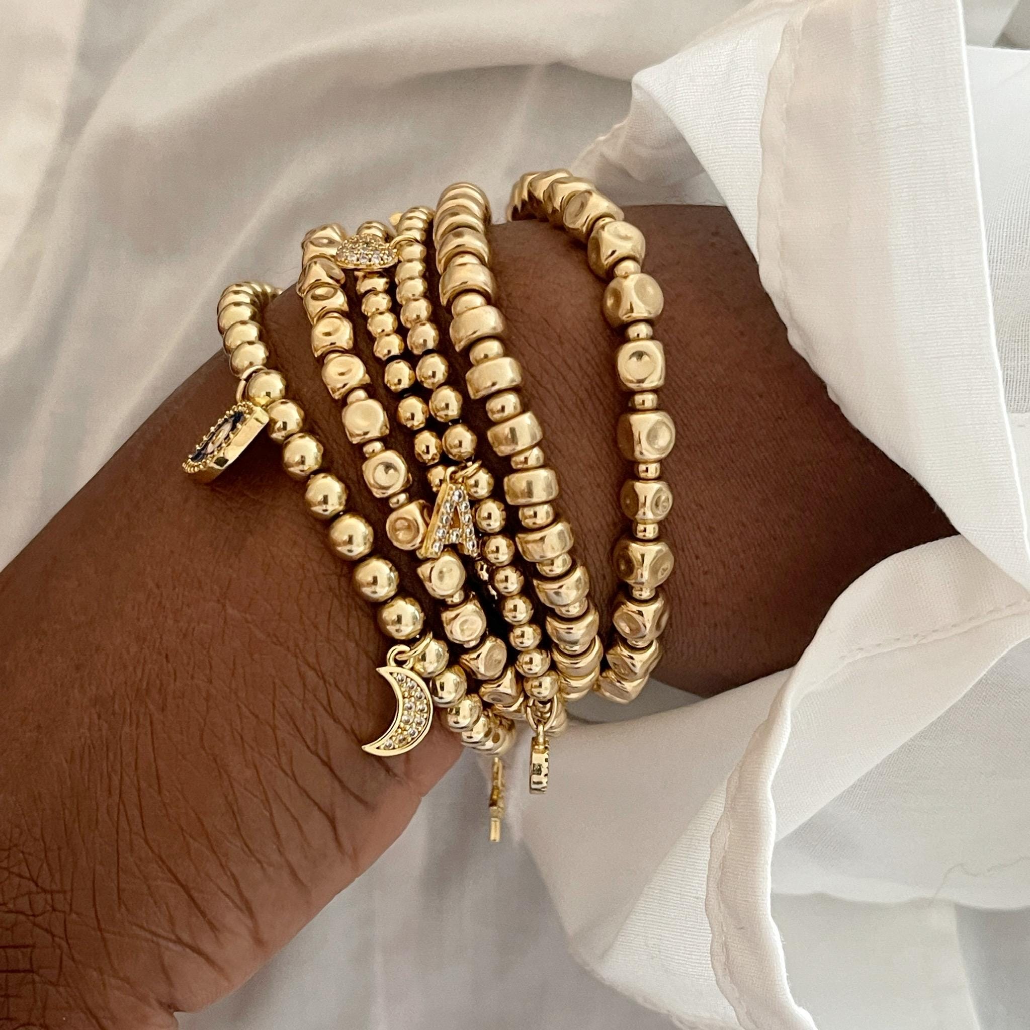 14k Gold Filled Bracelet – Initial Charm