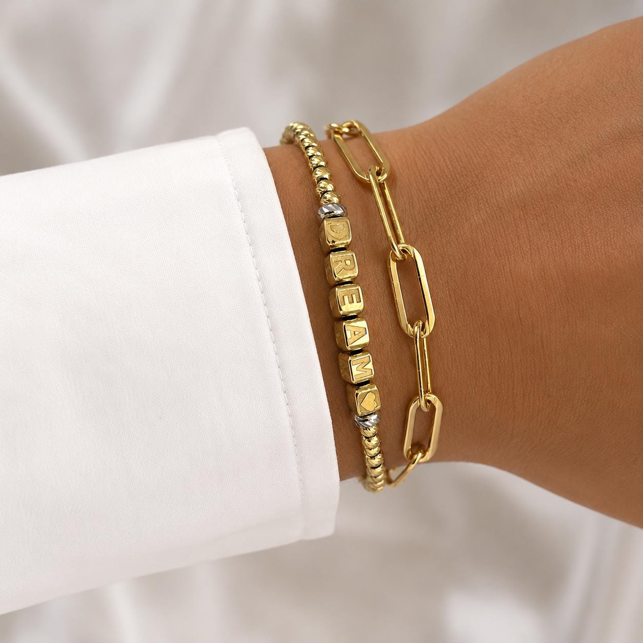 Paperclip Chain Bracelet
